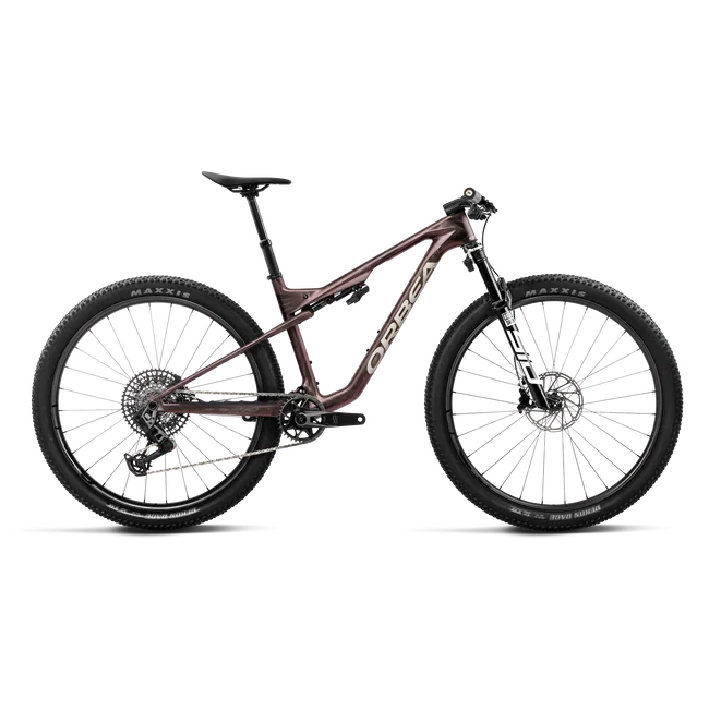 Orbea OIZ M10 AXS (2027) - bicicletă MTB XC full suspension - Burning Ashes C. View (Matt) - Ivory White (Gloss)