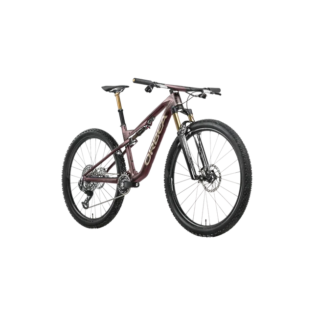 Orbea OIZ M10 AXS (2027) - bicicletă MTB XC full suspension - Burning Ashes C. View (Matt) - Ivory White (Gloss)