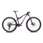 Orbea OIZ M-PRO (2027) - bicicletă MTB XC full suspension - Royal Plum - Diamond Black Carbon View (Matt)