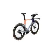 Orbea ORDU M30I LTD (2027) - bicicletă șosea triatlon - Halo Silver - Tanzanite C. View - Orange Cloud (Gloss)