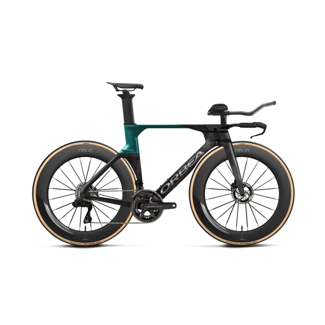 Orbea ORDU M10I LTD (2027) - bicicletă șosea triatlon - Diamond Carbon View (Matt) - Evasion Green (Gloss)