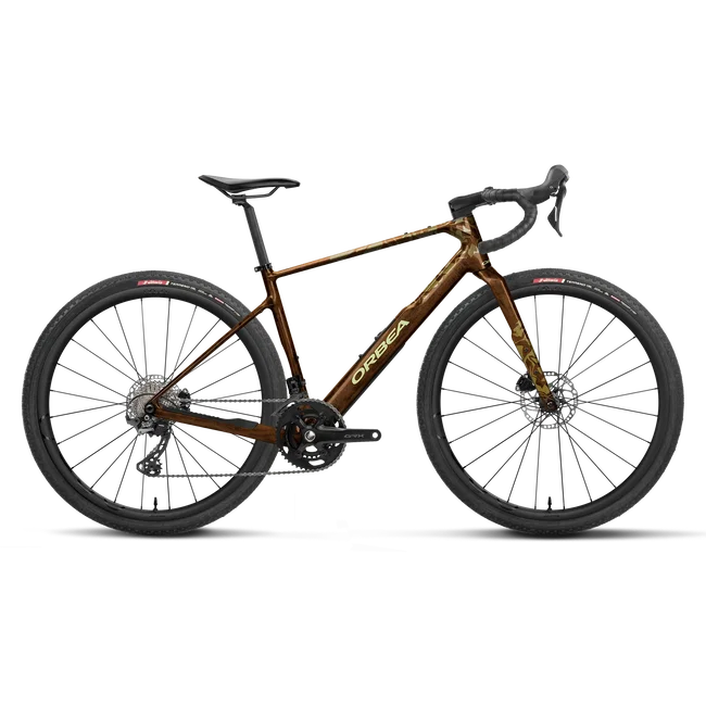 Orbea TERRA M35TEAM (2027) - bicicletă gravel - Caramel Carbon View (Gloss)