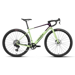 Orbea TERRA M31eTEAM 1X (2027) - bicicletă gravel - Acid Gum - Fantasy Purple Carbon View (Gloss)