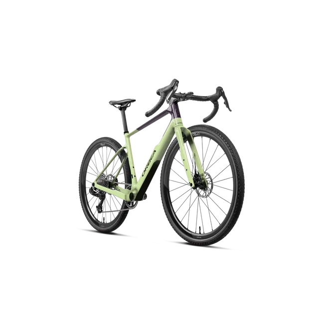 Orbea TERRA M21eTEAM 1X (2027) - bicicletă gravel - Acid Gum - Fantasy Purple Carbon View (Gloss)