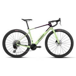 Orbea TERRA M22 TEAM 1X (2027) - bicicletă gravel - Acid Gum - Fantasy Purple Carbon View (Gloss)