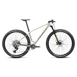 Orbea ALMA M-PRO (2027) - bicicletă MTB XC hardtail - Golden White - Titan Gold (Matt)