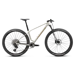 Orbea ALMA M-TEAM AXS (2027) - bicicletă MTB XC hardtail - Golden White - Titan Gold (Matt)