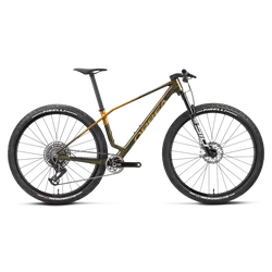 Orbea ALMA M-LTD (2027) - bicicletă MTB XC hardtail - Caramel Carbon View - Leo Orange (Gloss)