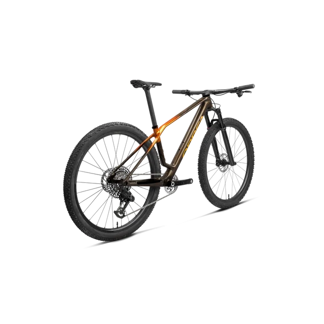 Orbea ALMA M-LTD (2027) - bicicletă MTB XC hardtail - Caramel Carbon View - Leo Orange (Gloss)