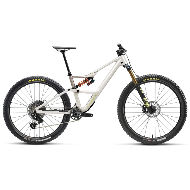 Orbea OCCAM LT M-TEAM (2027) - bicicletă MTB All Mountain full suspension - Ivory White - Nickel (Gloss)