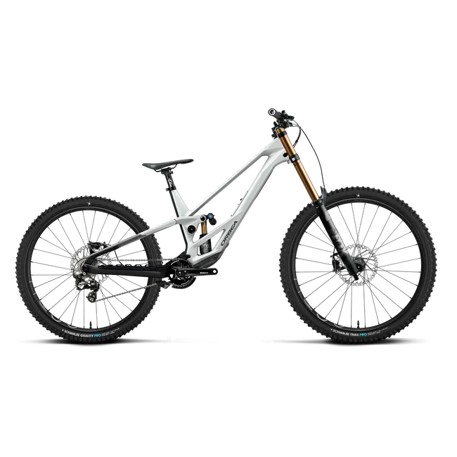 Orbea RALLON D-LTD (2027) - bicicletă MTB Downhill full suspension - White Chic - Diamond Black (Gloss)