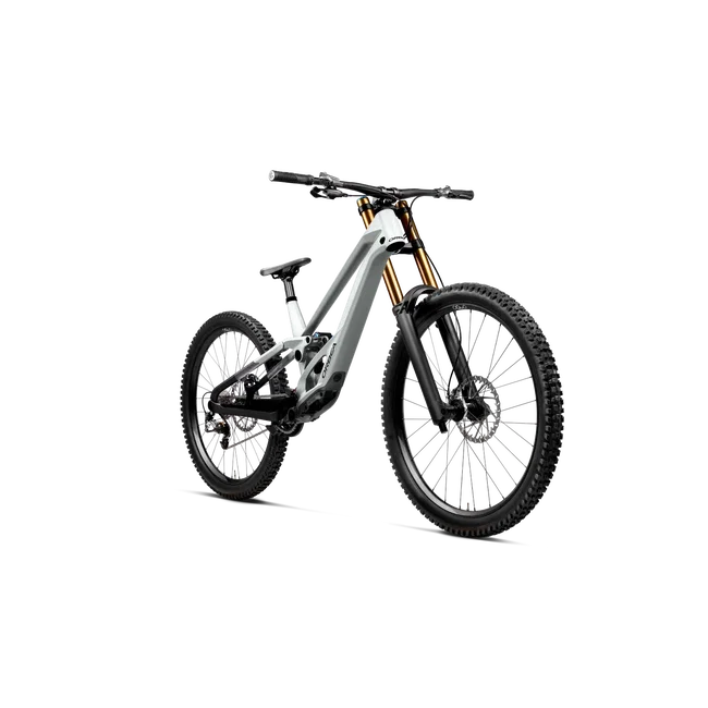 Orbea RALLON D-LTD (2027) - bicicletă MTB Downhill full suspension - White Chic - Diamond Black (Gloss)