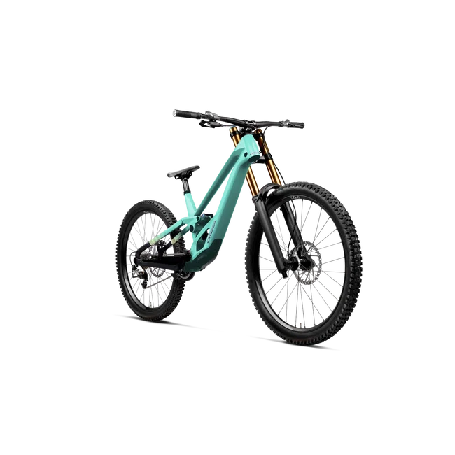 Orbea RALLON D-LTD (2027) - bicicletă MTB Downhill full suspension - Aloha Green - Fantasy Purple Carbon View (Gloss)