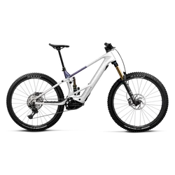 Orbea WILD TR M10 (2027) - bicicletă electrică eMTB Trail - White Chic - Tanzanite Evo C. View (Gloss)