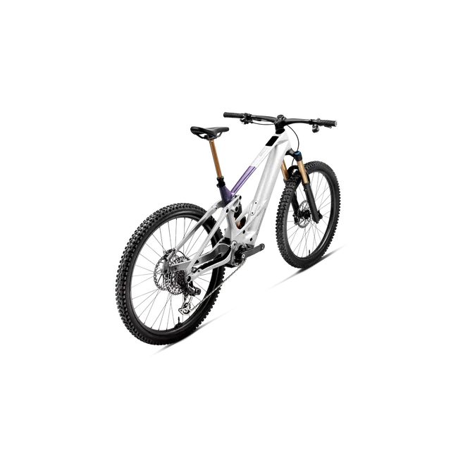 Orbea WILD TR M10 (2027) - bicicletă electrică eMTB Trail - White Chic - Tanzanite Evo C. View (Gloss)