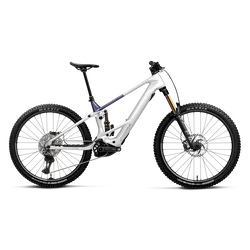 Orbea WILD TR M-TEAM (2027) - bicicletă electrică eMTB Trail - White Chic - Tanzanite Evo C. View (Gloss)