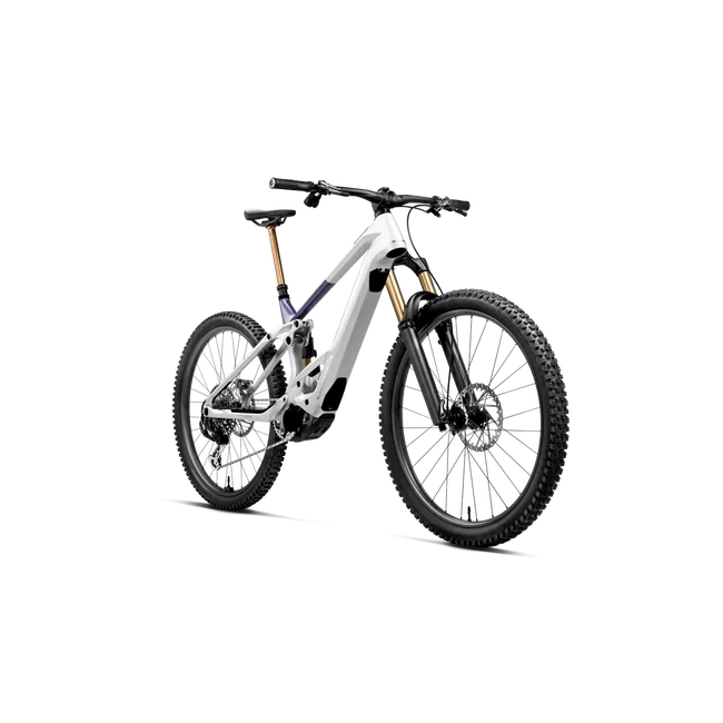 Orbea WILD TR M-TEAM (2027) - bicicletă electrică eMTB Trail - White Chic - Tanzanite Evo C. View (Gloss)