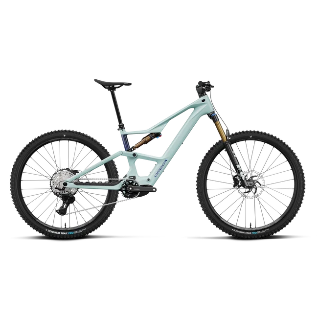 Orbea RISE SL M20 420W (2027) - bicicletă electrică eMTB Trail - Frozen Concrete (Matt) - Noctiluca C. View (Gloss)