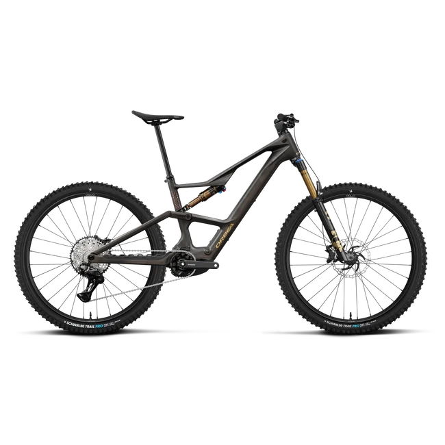 Orbea RISE SL M10 RS 420W (2027) - bicicletă electrică eMTB Trail - Caramel C. View (Matt)- Titan Gold (Gloss)