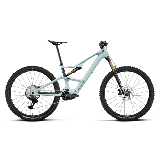 Orbea RISE SL M10 RS 420W (2027) - bicicletă electrică eMTB Trail - Frozen Concrete (Matt) - Noctiluca C. View (Gloss)
