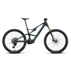 Orbea RISE SL M-LTD RS 420W (2027) - bicicletă electrică eMTB Trail - Escape Green C. View (Matt) - Cobalt Tide (Gloss)