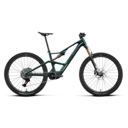 Orbea RISE SL M-LTD RS 420W (2027) - bicicletă electrică eMTB Trail - Escape Green C. View (Matt) - Cobalt Tide (Gloss)
