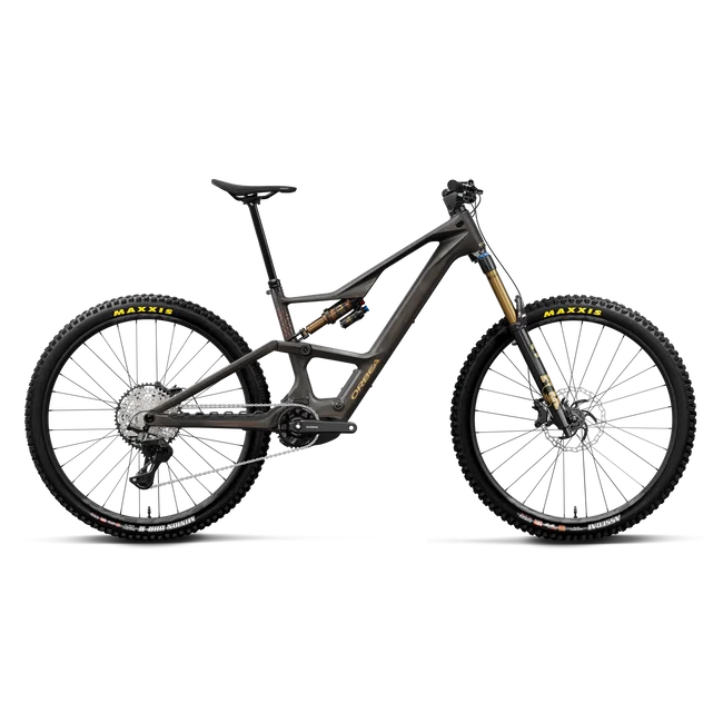 Orbea RISE LT M20 420W (2027) - bicicletă electrică eMTB Trail - Caramel C. View (Matt)- Titan Gold (Gloss)