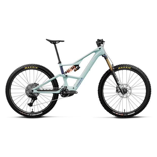 Orbea RISE LT M-LTD RS 420W (2027) - bicicletă electrică eMTB Trail - Frozen Concrete (Matt) - Noctiluca C. View (Gloss)