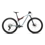 Orbea OIZ M30 (2027) - bicicletă MTB XC full suspension - Frozen Concrete - Sunset Carbon View (Matt)