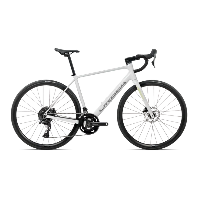 Orbea AVANT H50 (2027) - bicicletă șosea anduranță - Golden White -Smooth Silver (Gloss)
