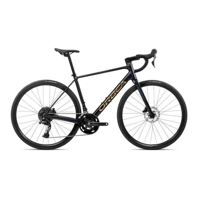Orbea AVANT H50 (2027) - bicicletă șosea anduranță - Diamond Black-Titan Gold (Gloss)