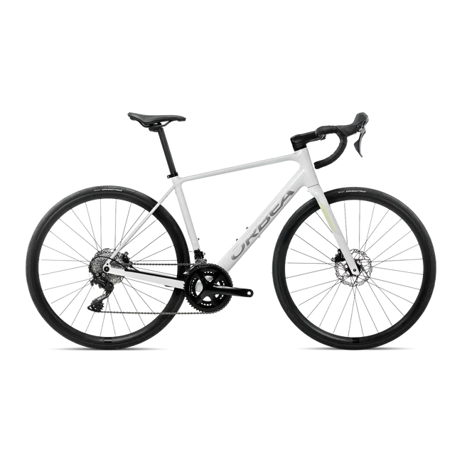 Orbea AVANT H40 (2027) - bicicletă șosea anduranță - Golden White -Smooth Silver (Gloss)