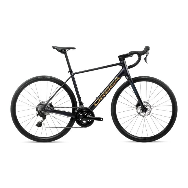 Orbea AVANT H40 (2027) - bicicletă șosea anduranță - Diamond Black-Titan Gold (Gloss)