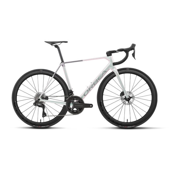 Orbea ORCA M20i TEAM (2027) - bicicletă șosea race - Iris White (Gloss) - Lilac (Matt)