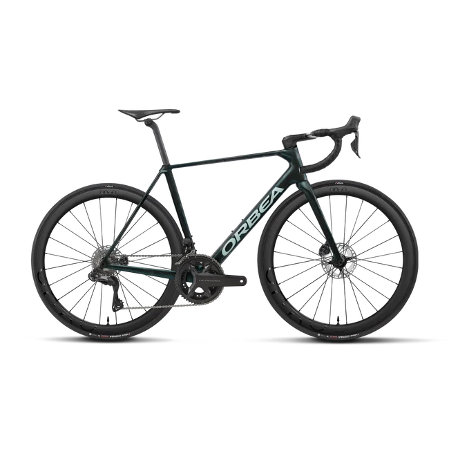 Orbea ORCA M20i TEAM (2027) - bicicletă șosea race - Escape Green - Carbon View Matt