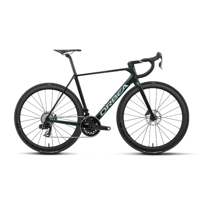 Orbea ORCA M21eTEAM (2027) - bicicletă șosea race - Escape Green - Carbon View Matt