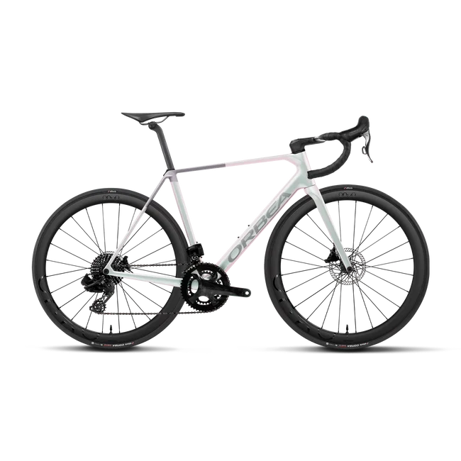 Orbea ORCA M22 TEAM (2027) - bicicletă șosea race - Iris White (Gloss) - Lilac (Matt)