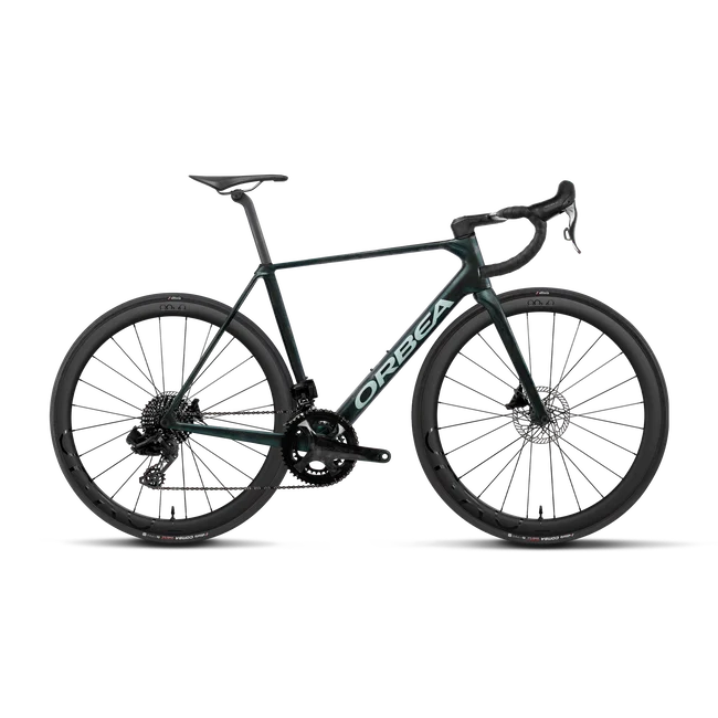 Orbea ORCA M22 TEAM (2027) - bicicletă șosea race - Escape Green - Carbon View Matt