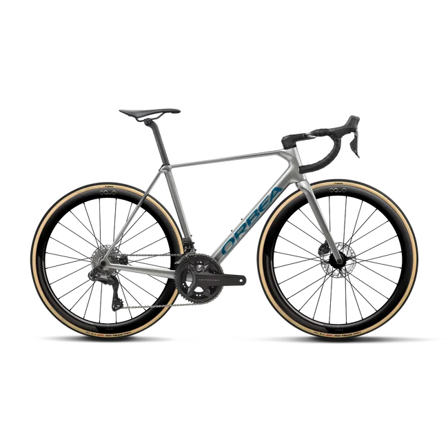 Orbea ORCA M20i LTD PWR (2027) - bicicletă șosea race - Spark Silver - Titan Grey (Gloss)