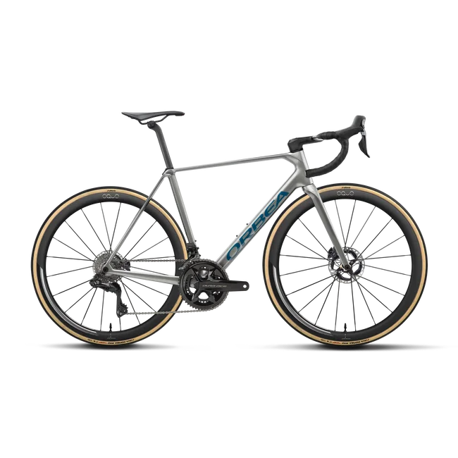 Orbea ORCA M10i LTD PWR (2027) - bicicletă șosea race - Spark Silver - Titan Grey (Gloss)