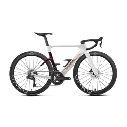 Orbea ORCA AERO M20i LTD (2027) - bicicletă șosea race aero - Golden Off White - Sunset (Gloss)