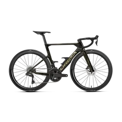 Orbea ORCA AERO M20i LTD (2027) - bicicletă șosea race aero - Magic Gold C. View - Titanium (Gloss)