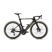 Orbea ORCA AERO M10i LTD PWR (2027) - bicicletă șosea race aero - Magic Gold C. View - Titanium (Gloss)