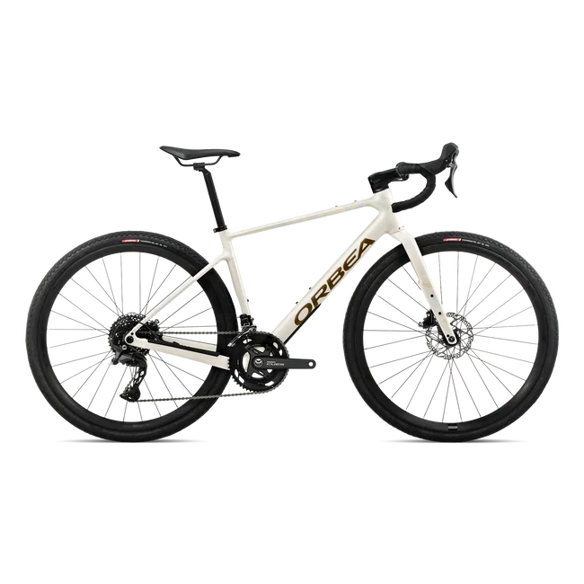 Orbea TERRA H50 (2027) - bicicletă gravel - Ivory White - Met. Olive Green (Gloss)
