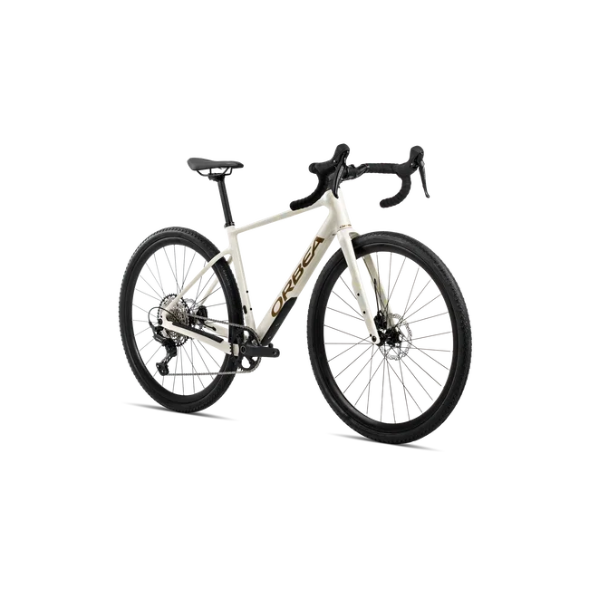 Orbea TERRA H40 (2027) - bicicletă gravel - Ivory White - Met. Olive Green (Gloss)