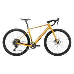 Orbea TERRA H40 1X (2027) - bicicletă gravel - Bumblebee Yellow - Brown (Gloss)