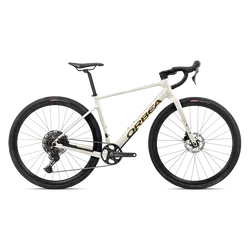 Orbea TERRA H40 1X (2027) - bicicletă gravel - Ivory White - Met. Olive Green (Gloss)