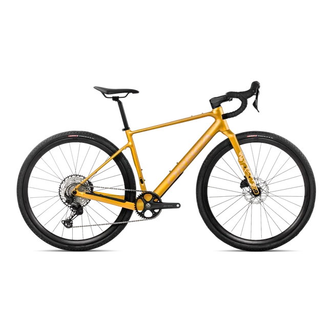 Orbea TERRA H30 1X (2027) - bicicletă gravel - Bumblebee Yellow - Brown (Gloss)