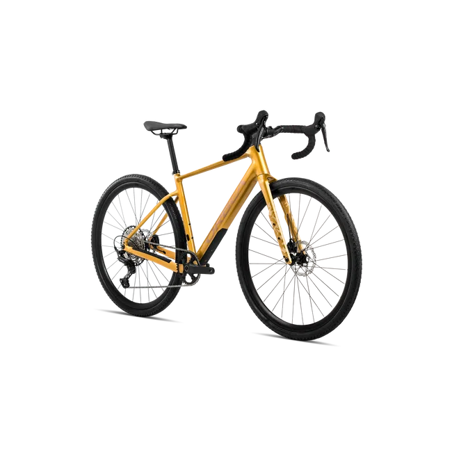 Orbea TERRA H30 1X (2027) - bicicletă gravel - Bumblebee Yellow - Brown (Gloss)