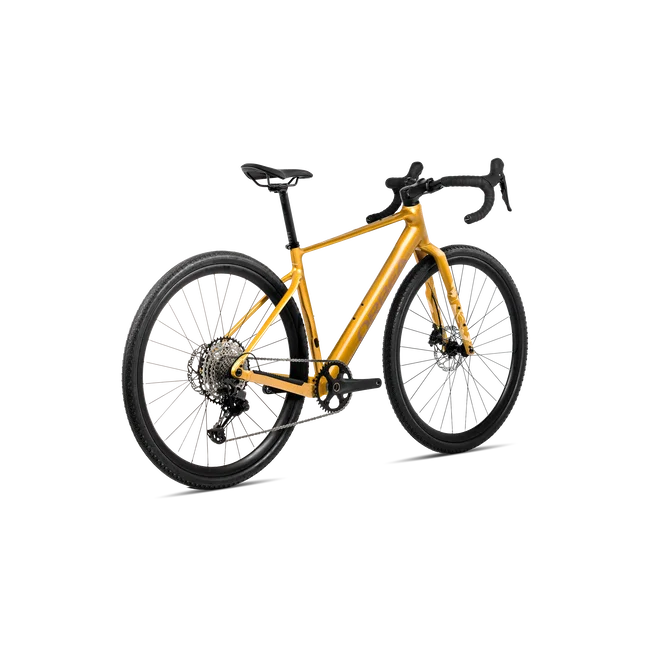 Orbea TERRA H30 1X (2027) - bicicletă gravel - Bumblebee Yellow - Brown (Gloss)